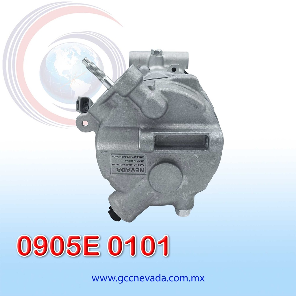 COMPRESOR DODGE DART AÑO 13/16 6PK 120MM 12V  R-134-A ASIA