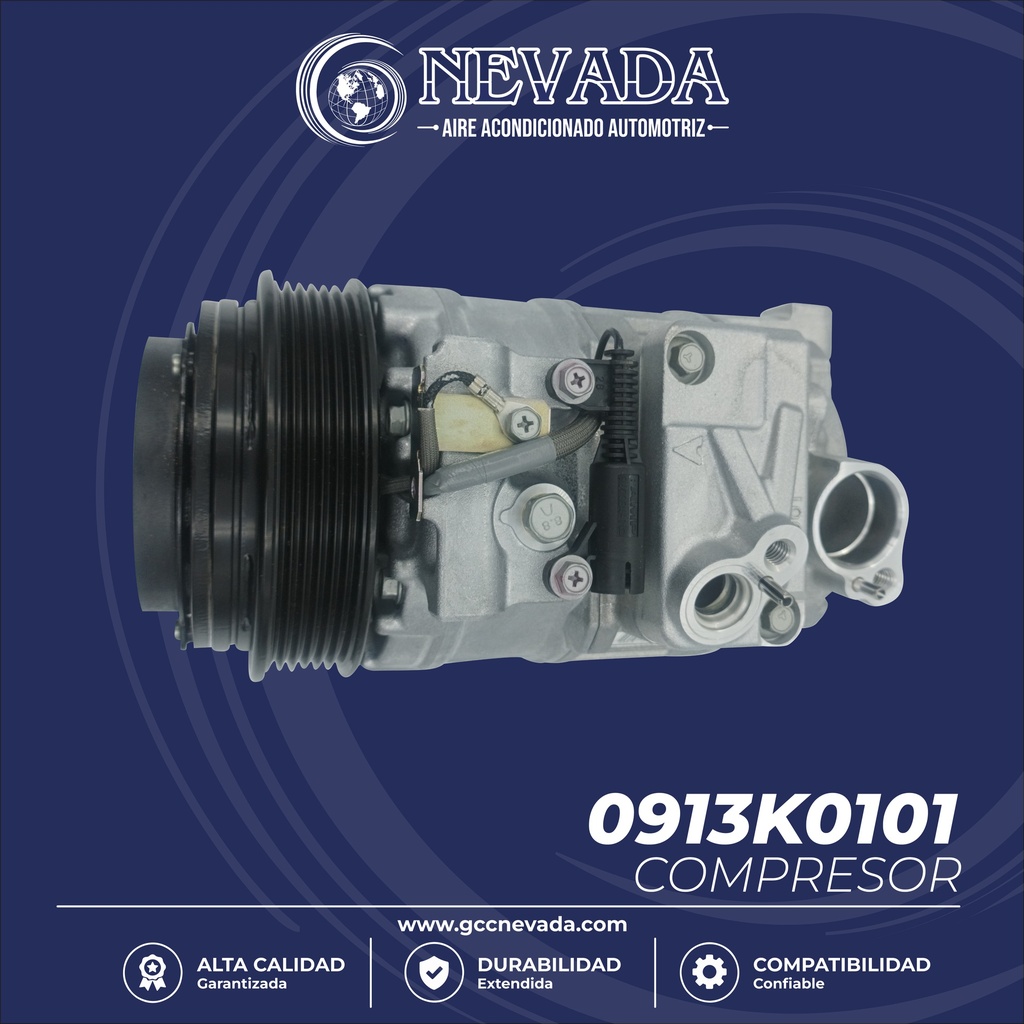 COMPRESOR MERCEDES BENZ SPRINTER (BOBINA)  AÑO 03/06 2.7LTS 6PK 7SBU16C DENSO