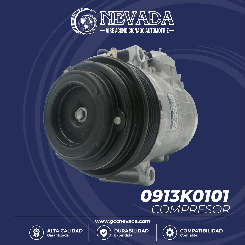 COMPRESOR MERCEDES BENZ SPRINTER (BOBINA)  AÑO 03/06 2.7LTS 6PK 7SBU16C DENSO