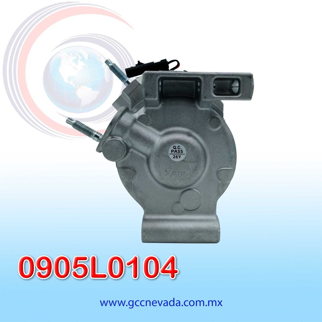 COMPRESOR DODGE JOURNEY AÑO 11-19 / GRAND CARAVAN 11-20 / CHRYSLER TOWN & COUNTRY 11-16 / VOLKSWAGEN ROUTAN 11-14 T/P R-134-A 6PK 119MM 12V 10SRE20C NEVADA ASIA
