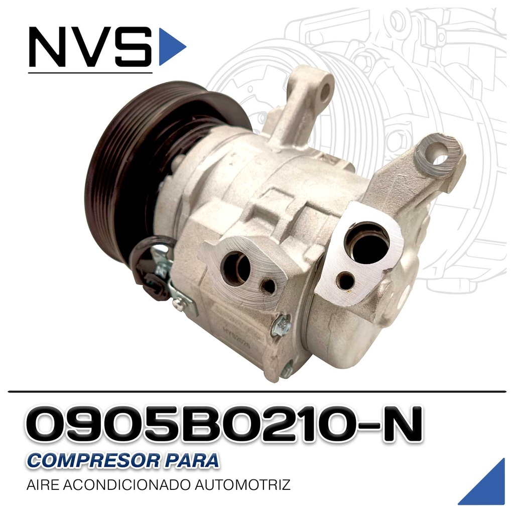 COMPRESOR RAM 1500 AÑO 11-13 / DAKOTA 08-12 / JEEP COMMANDER 08-10 / GRAND CHEROKEE 08-10 / MITSUBISHI RAIDER 06-09 V6/V8 3.7L/4.7L  R-134-A 6PK 149MM 12V 10SR15E NEVADA ASIA