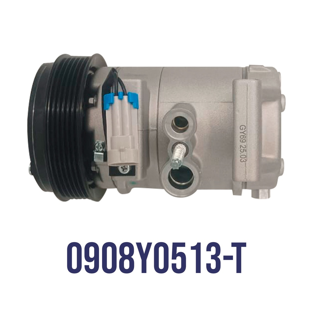 COMPRESOR CHEVROLET AVEO AÑO 18/23 / CAVALIER 18-22  SEBX13 6PK 12V R-134-A MEXICO ASIA