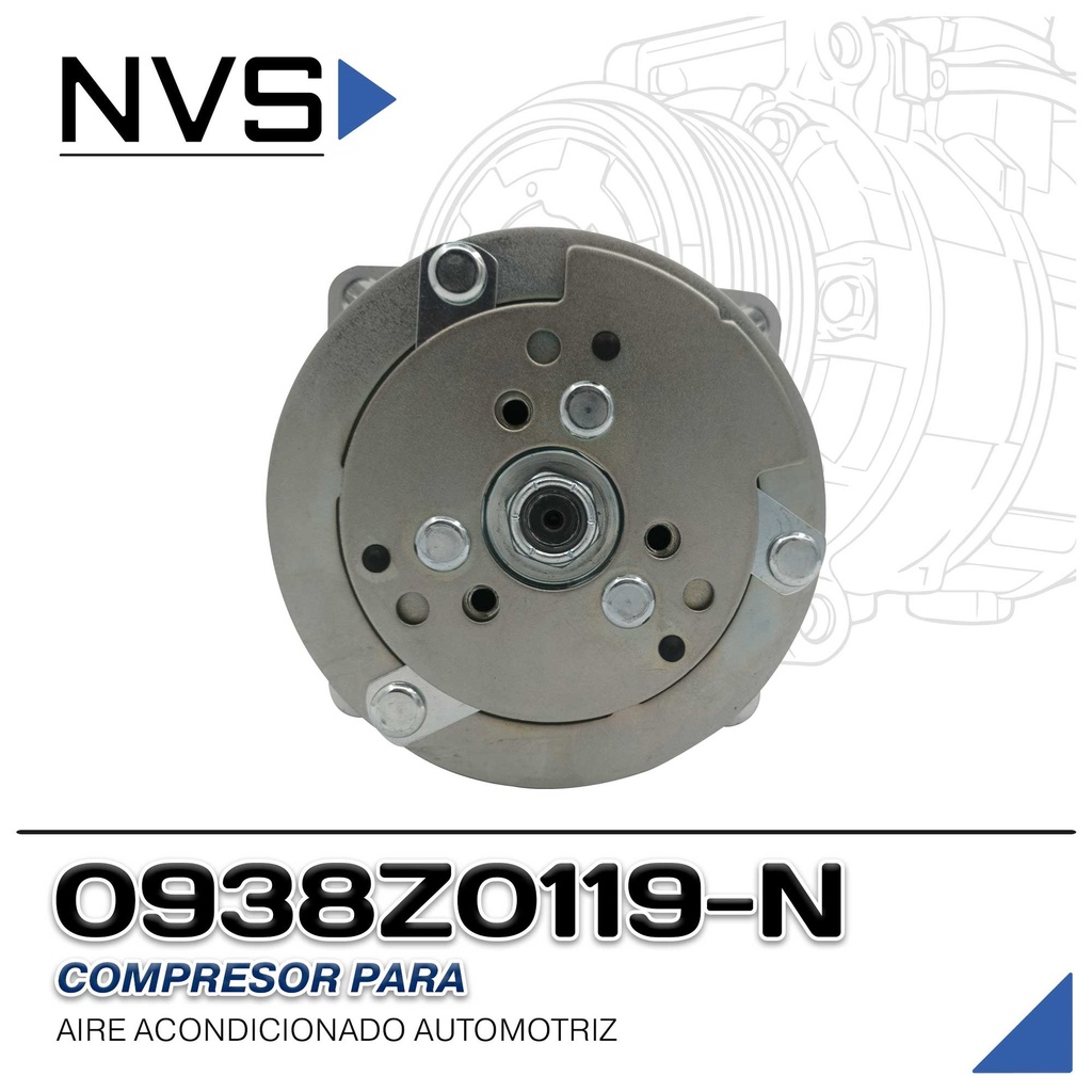 COMPRESOR 508 STD R-134-A 8 OREJAS ORING 24V 8PK NEVADA ASIA