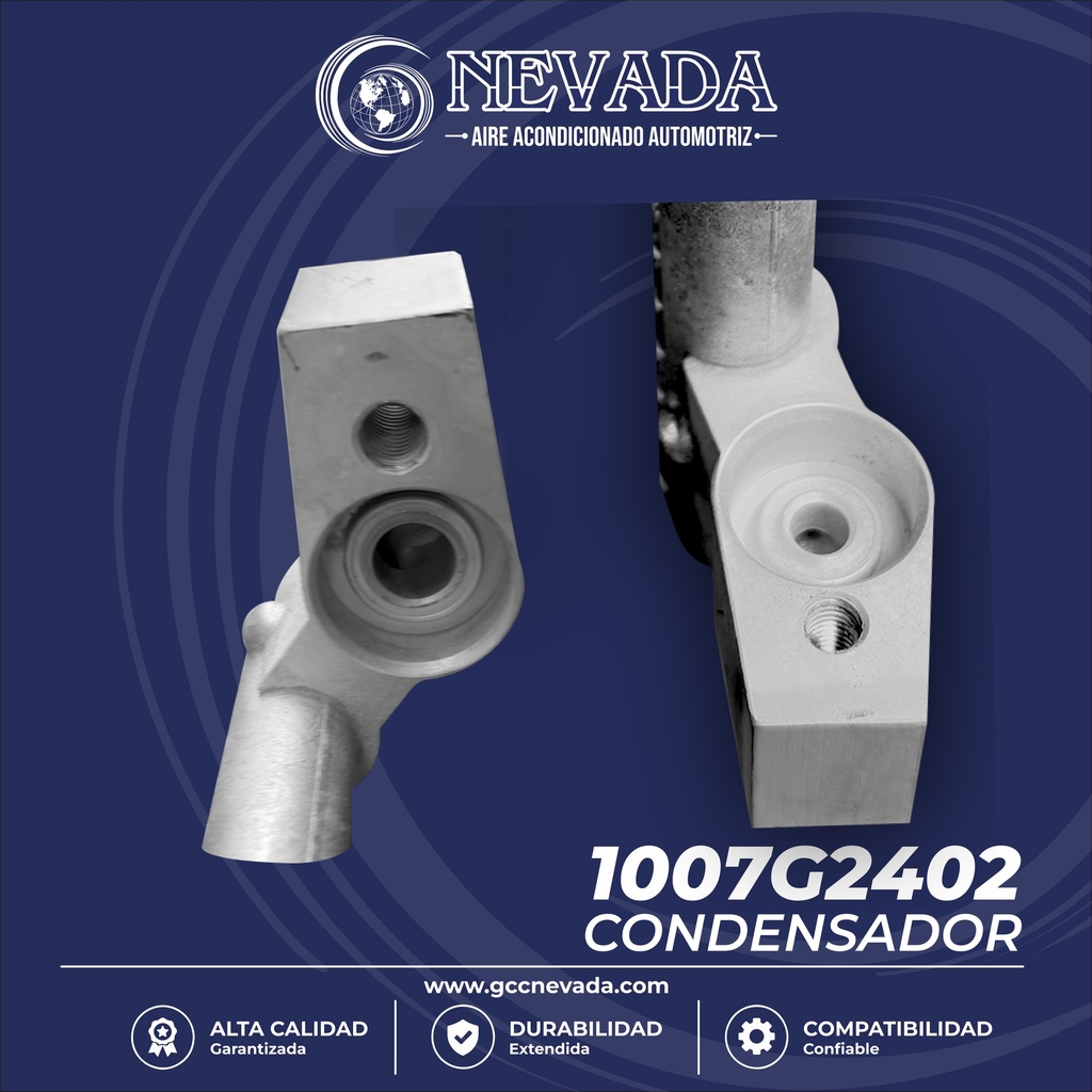 CONDENSADOR FORD TRANSIT 150/250/350/ 350HD AÑO 15/19 R-134-A NEVADA ASIA
