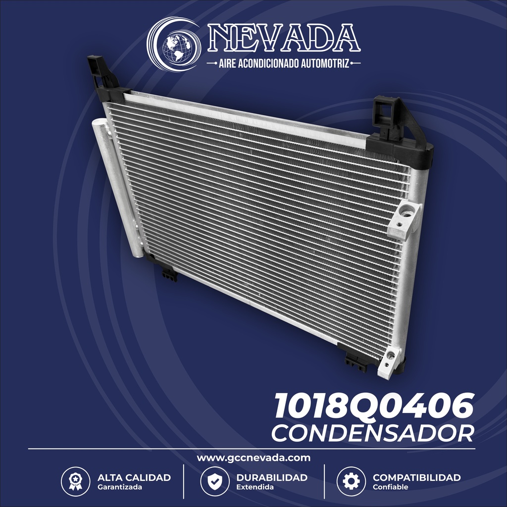 CONDENSADOR TOYOTA YARIS AÑO 06/15 R-134-A NEVADA ASIA