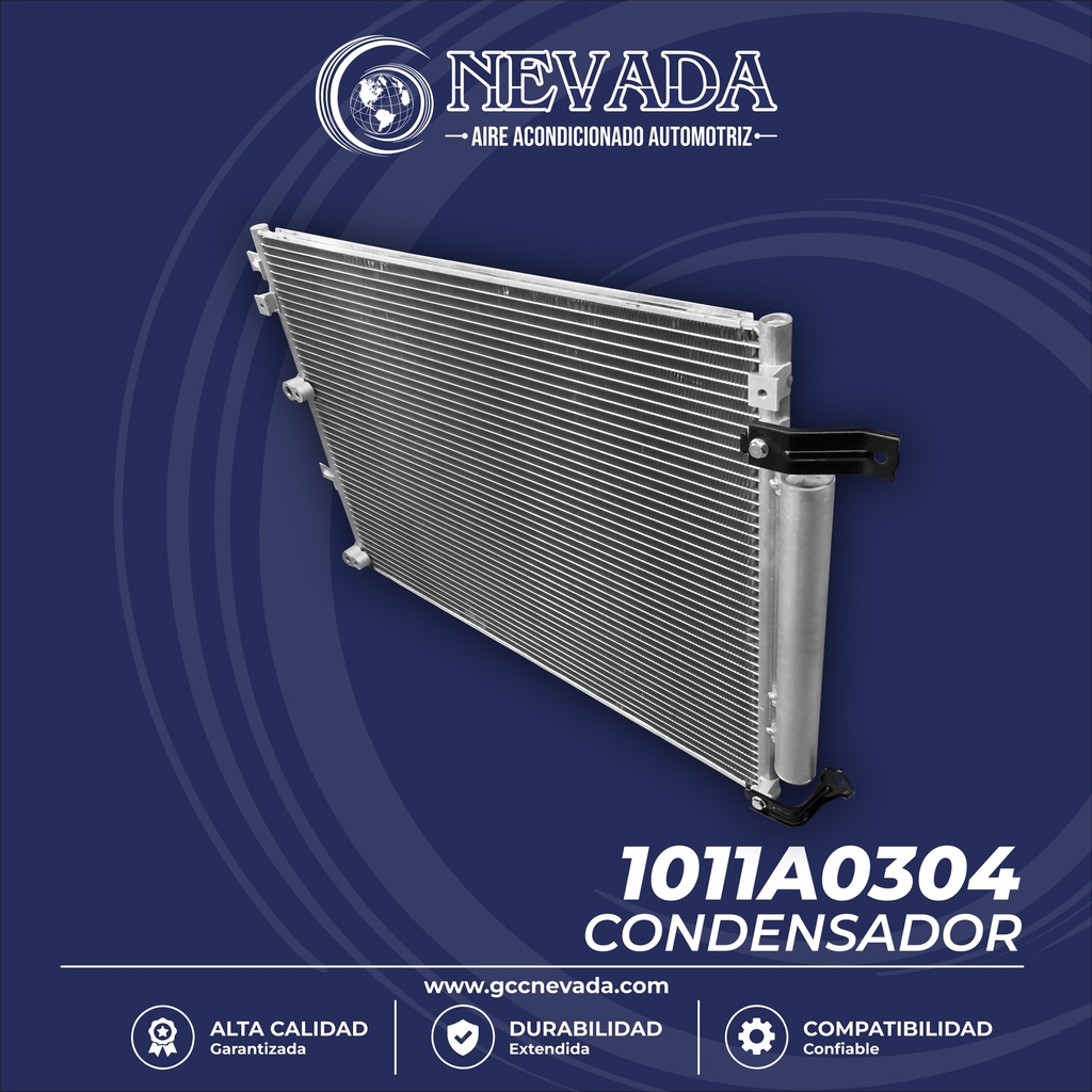 CONDENSADOR JEEP CHEROKEE AÑO 14/18 R-134-A C/FILTRO NEVADA ASIA