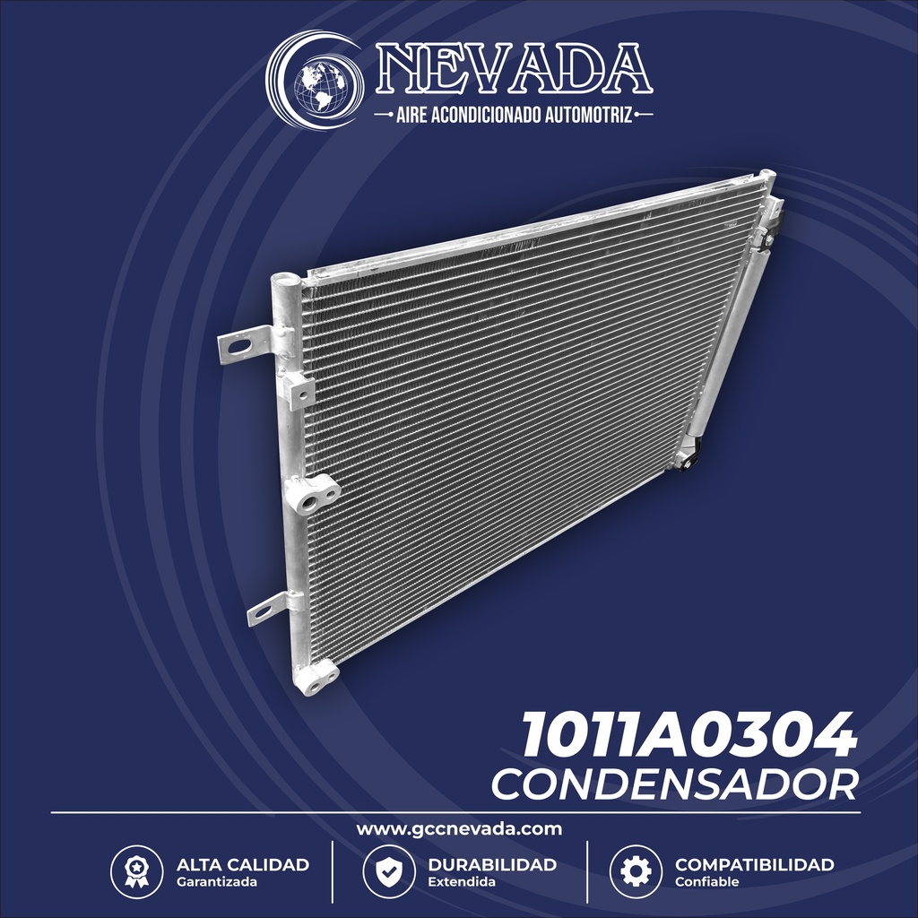 CONDENSADOR JEEP CHEROKEE AÑO 14/18 R-134-A C/FILTRO NEVADA ASIA