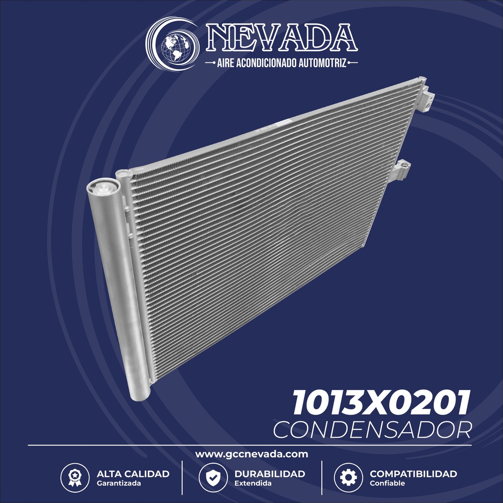 CONDENSADOR MERCEDES BENZ E200 AÑO 11-18 / E400 13-18 / E500 11-17 / SL400 15-16 / SL450 17-19 / SL550 13-19 R-134-A NEVADA