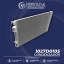 CONDENSADOR KIA RIO / HYUNDAI VELOSTER 13/16 / HYUNDAI ACCENT 13/17 C/FILTRO NEVADA ASIA