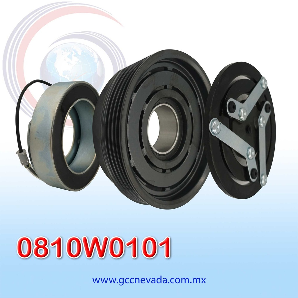 CLUTCH HYUNDAI ATOS / i10 / GETZ / KIA PICANTO AÑO 03/10 4PK 116MM 12V HS11 NEVADA ASIA