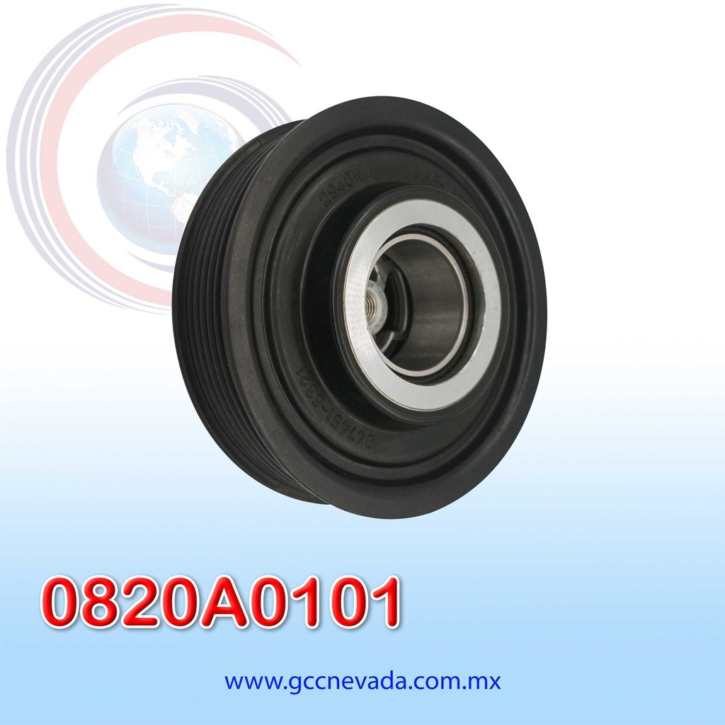 CLUTCH VOLKSWAGEN POLO AÑO 03-07 / SEAT IBIZA/CORDOBA 03-14   6PK 12V (COMP DENSO) NEVADA ASIA 