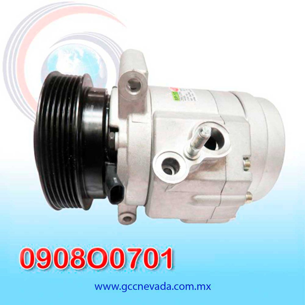 COMPRESOR CHEVROLET CAPTIVA AÑO 06-08 T/P 6PK 125MM SP17 DELPHI COREA