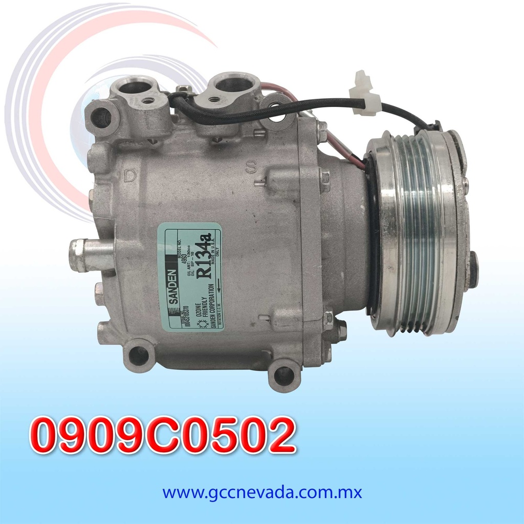 COMPRESOR HONDA CIVIC SCROLL AÑO 94-00 / CR-V 97-01 R-134-A T/P 4PK 106MM 12V TRS090 SANDEN USA