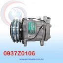 COMPRESOR 507 STD R-134-A 8 OREJAS T/VERTICAL O-RING 2A 125MM 12V SD5H11 SANDEN SINGAPUR