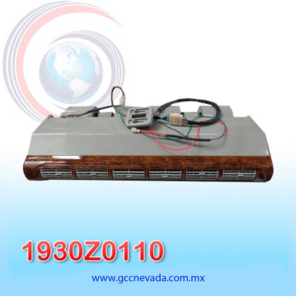 EVAPORADOR UNIV 6 REJILLAS CONCORD 12V (COLOR MADERA) SW / MANUAL NEVADA ASIA