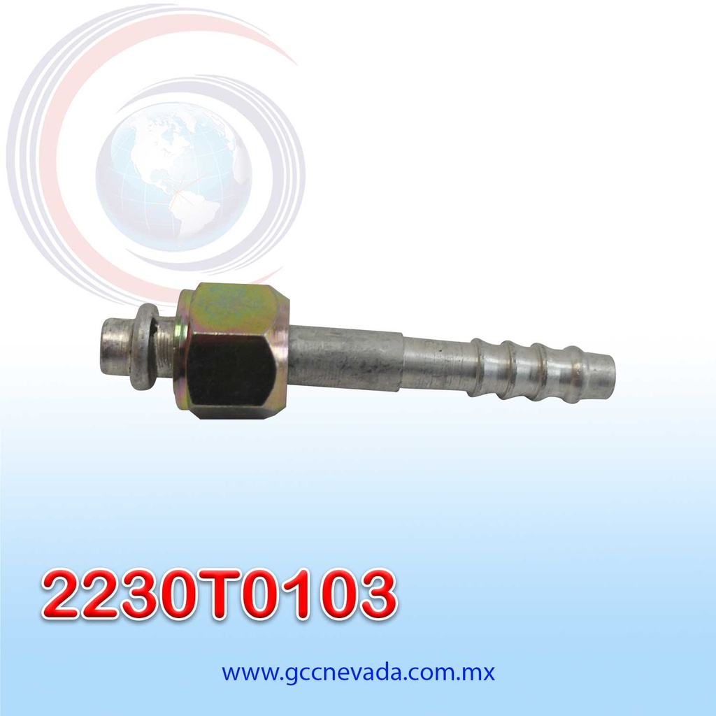 FITTING UNIVERSAL ORING 06 (5/16") RECTO T/ACERO (PAQ 10) IMP