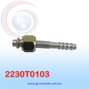 FITTING UNIVERSAL ORING 06 (5/16") RECTO T/ACERO (PAQ 10) IMP