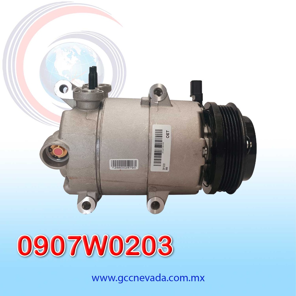 COMPRESOR FORD FOCUS 12-14 VERSION EUROPEA VS16 5PK 12V NEVADA