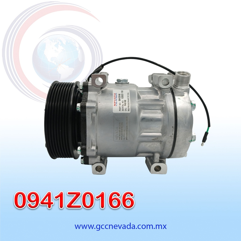 COMPRESOR 709 SD7H15 TOMA VERTICAL O-RING R-134-A T/P 8PK 24V NEVADA ASIA