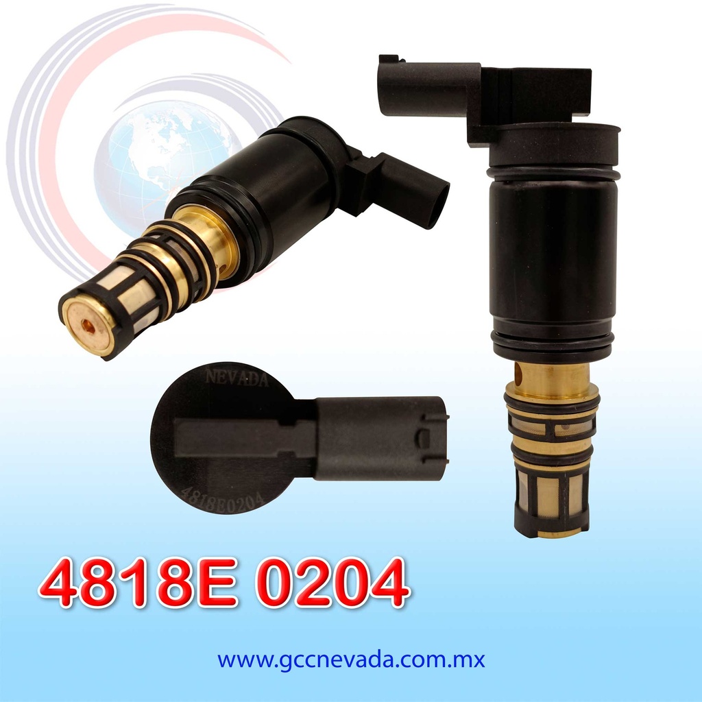 VALVULA DE C/ELECT TOYOTA CAMRY/HIGHLANDER/DENSO 5SE09C/5SE12C/6SEU16 96MM C/HORIZONTAL NEVADA ASIA