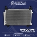 CONDENSADOR TOYOTA YARIS AÑO 06-15 R-134-A NEVADA
