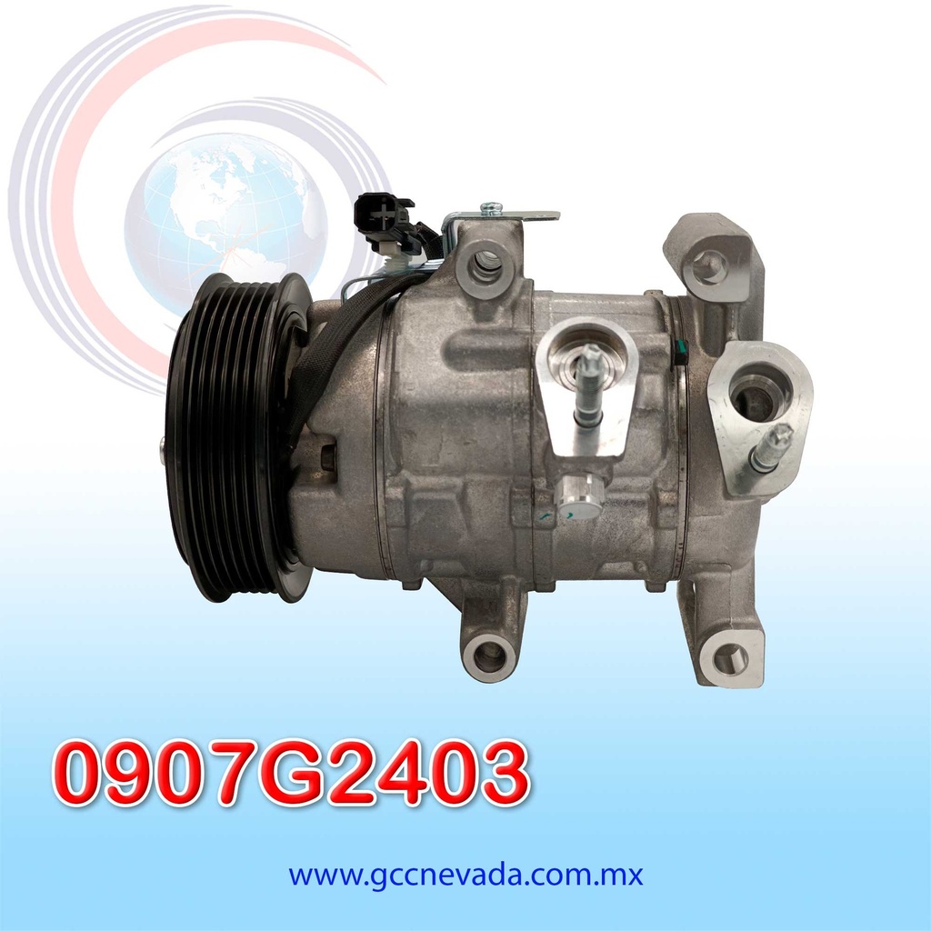COMPRESOR FORD FIGO AÑO 16-19 / TRANSIT 13-19 / FORD TURNEO 13-19 6PK 110MM 12V 10SRE13C NEVADA ASIA