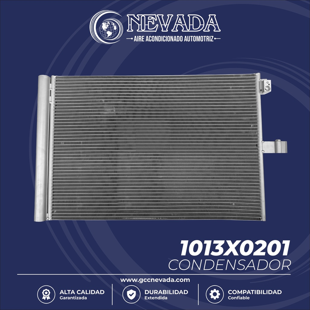 CONDENSADOR MERCEDES BENZ E200 AÑO 11-18 / E400 13-18 / E500 11-17 / SL400 15-16 / SL450 17-19 / SL550 13-19 R-134-A NEVADA