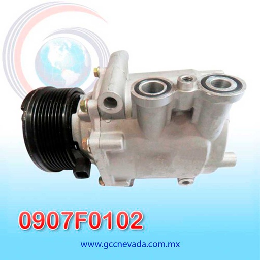 [0907F0102] COMPRESOR FORD EXPLORER AÑO 02-05 / MERCURY MOUNTAINEER 02-05 V-6 T/P SCROLL 8PK 103MM NEVADA