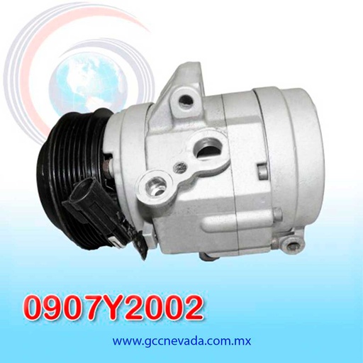 [0907Y2002] COMPRESOR FORD FUSION AÑO 06-09 R-134-A SCROLL T/P 6PK ENSAMBLADO IMP