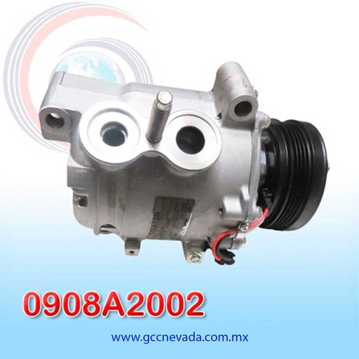 [0908A2002] COMPRESOR CHEVROLET TRAILBLAZER  SCROLL AÑO 05-09 / BUICK RAINIER 04-07 / GMC ENVOY 05-09 R-134-A V-8 4PK 100MM 12V TRSA12 SANDEN JAPON