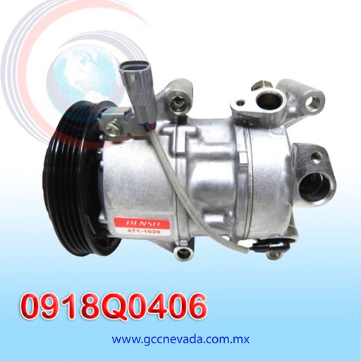 [0918Q0406] COMPRESOR TOYOTA YARIS AÑO 12-15 T/P 4PK 12V 5TSE10C DENSO JAPON