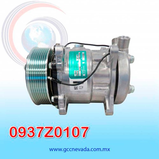 [0937Z0107] COMPRESOR 507 SANDEN SD5S11 6328 R-134-A 8 OREJAS O-RING 8PK 119MM 12V SINGAPUR