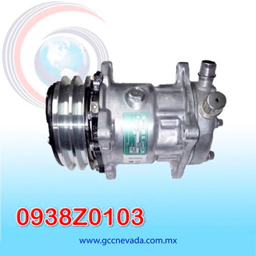 [0938Z0103] COMPRESOR 508 SANDEN R-134-A 8 OREJAS O-RING 2A 12V SINGAPUR