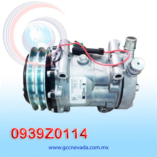 [0939Z0114] COMPRESOR 510 SANDEN R-134-A T/P O-RING 2A 24V USA