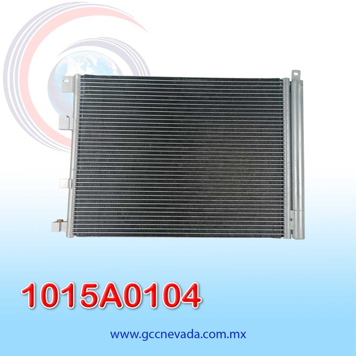 [1015A0104] CONDENSADOR NISSAN SENTRA AÑO 13/16 C/FILTRO NEVADA ASIA