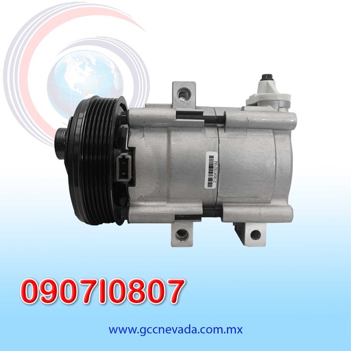 [0907I0807] COMPRESOR FORD ESCAPE / FORTALEZA / TRITON / FS-10 AÑO 2010 R-134-A T/P 6PK 12V MOTORCRAFT USA