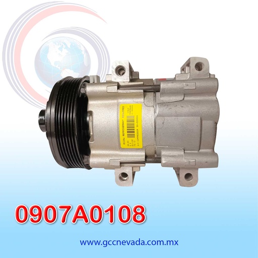 [0907A0108] COMPRESOR FORD BRONCO FX-15 AÑO 96/01 T/P 6PK DENSO JAPON