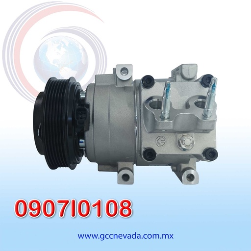 [0907I0108] COMPRESOR FORD FIESTA IKON HS15 AÑO 11-13 6PK 12V HCC COREA