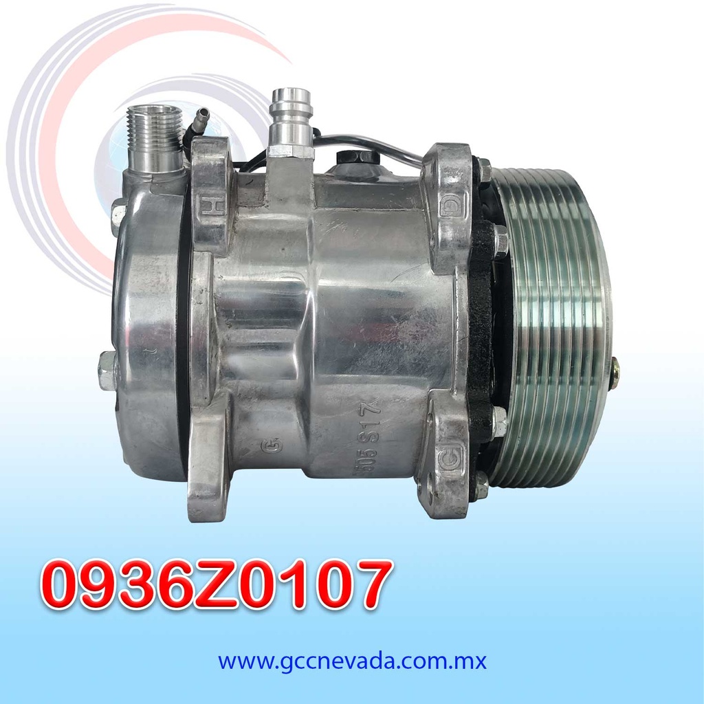 COMPRESOR 505 STD R-134-A 8 OREJAS ORING 8PK NEVADA ASIA