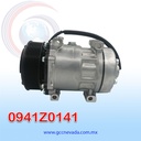 COMPRESOR 709 SD7H15 TOMA HORIZONTAL MUFFLER R-134-A T/P 8PK 123MM 12V NEVADA ASIA