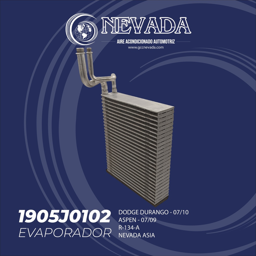 EVAPORADOR DODGE DURANGO AÑO 07-10 / ASPEN AÑO 07-09 NEVADA ASIA