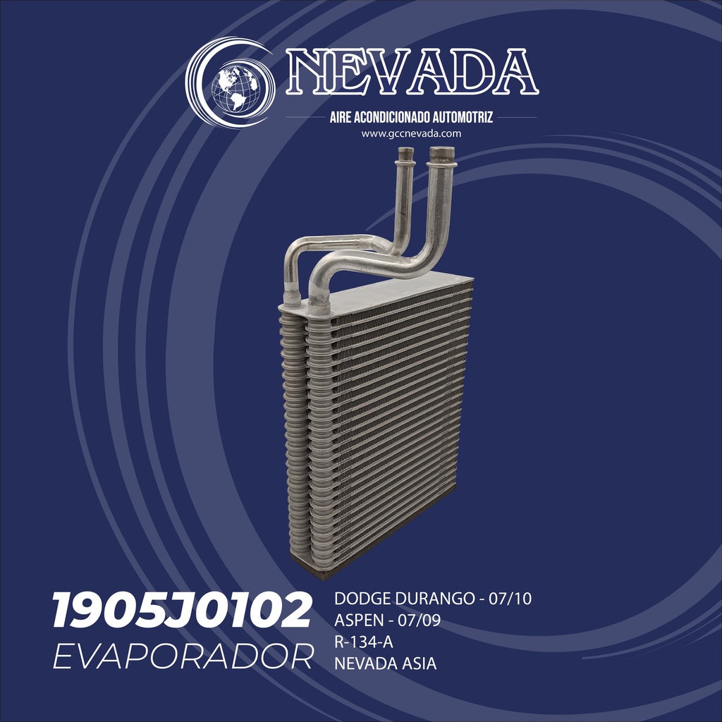 EVAPORADOR DODGE DURANGO AÑO 07-10 / ASPEN AÑO 07-09 NEVADA ASIA
