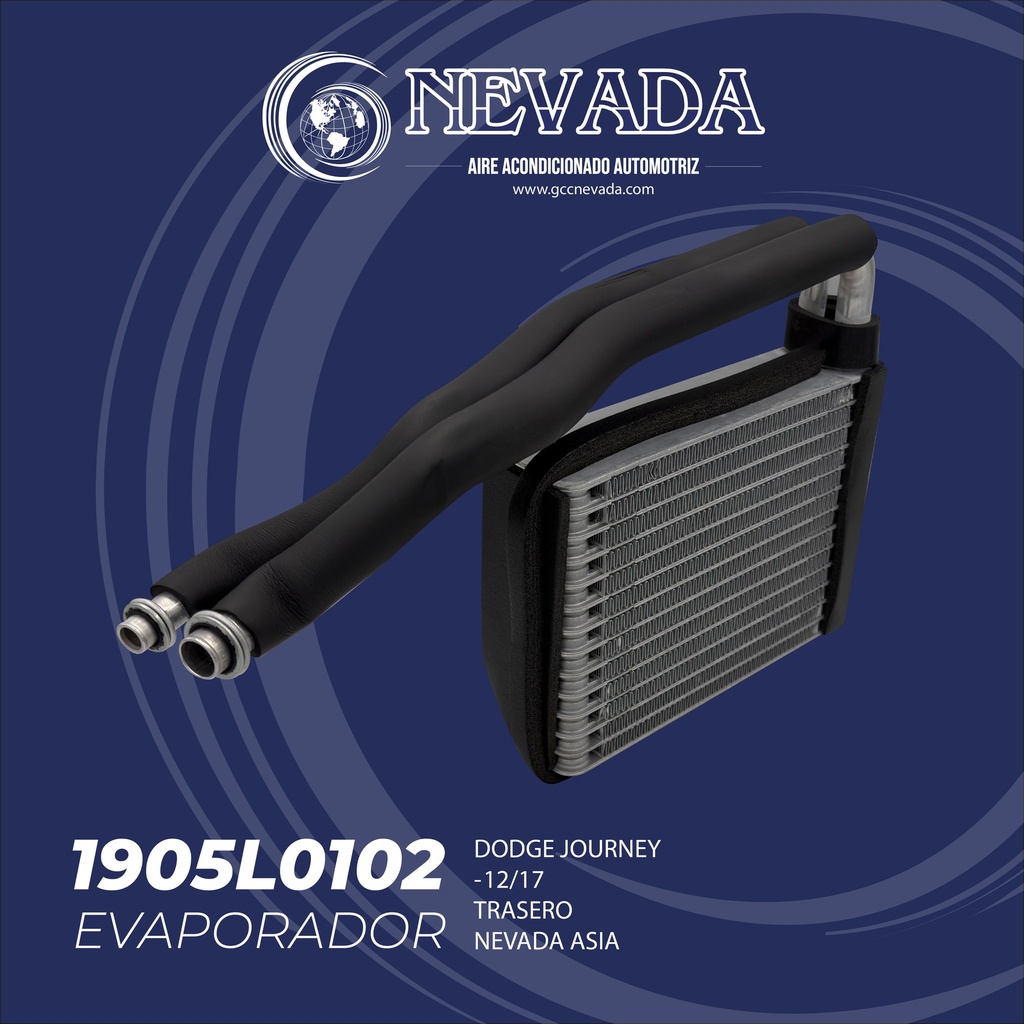 EVAPORADOR DODGE JOURNEY AÑO 12/17 TRASERO NEVADA ASIA