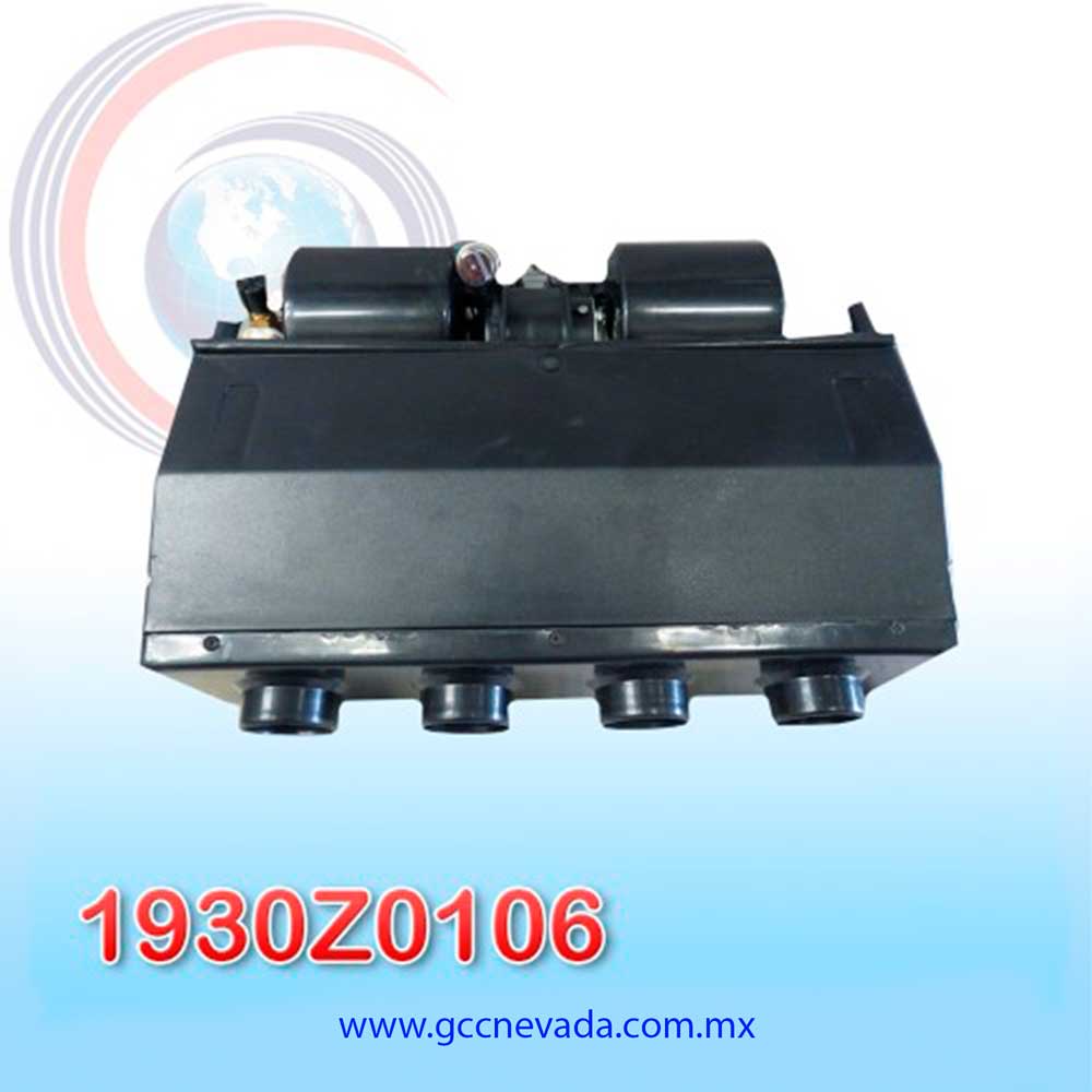 EVAPORADOR UNIV 4 DUCTOS 2" 13000 BTU 12V (NEGRO) NEVADA ASIA