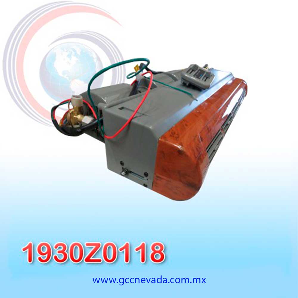 EVAPORADOR UNIV 5 REJILLAS CONCORD (COLOR MADERA) 12V NEVADA ASIA