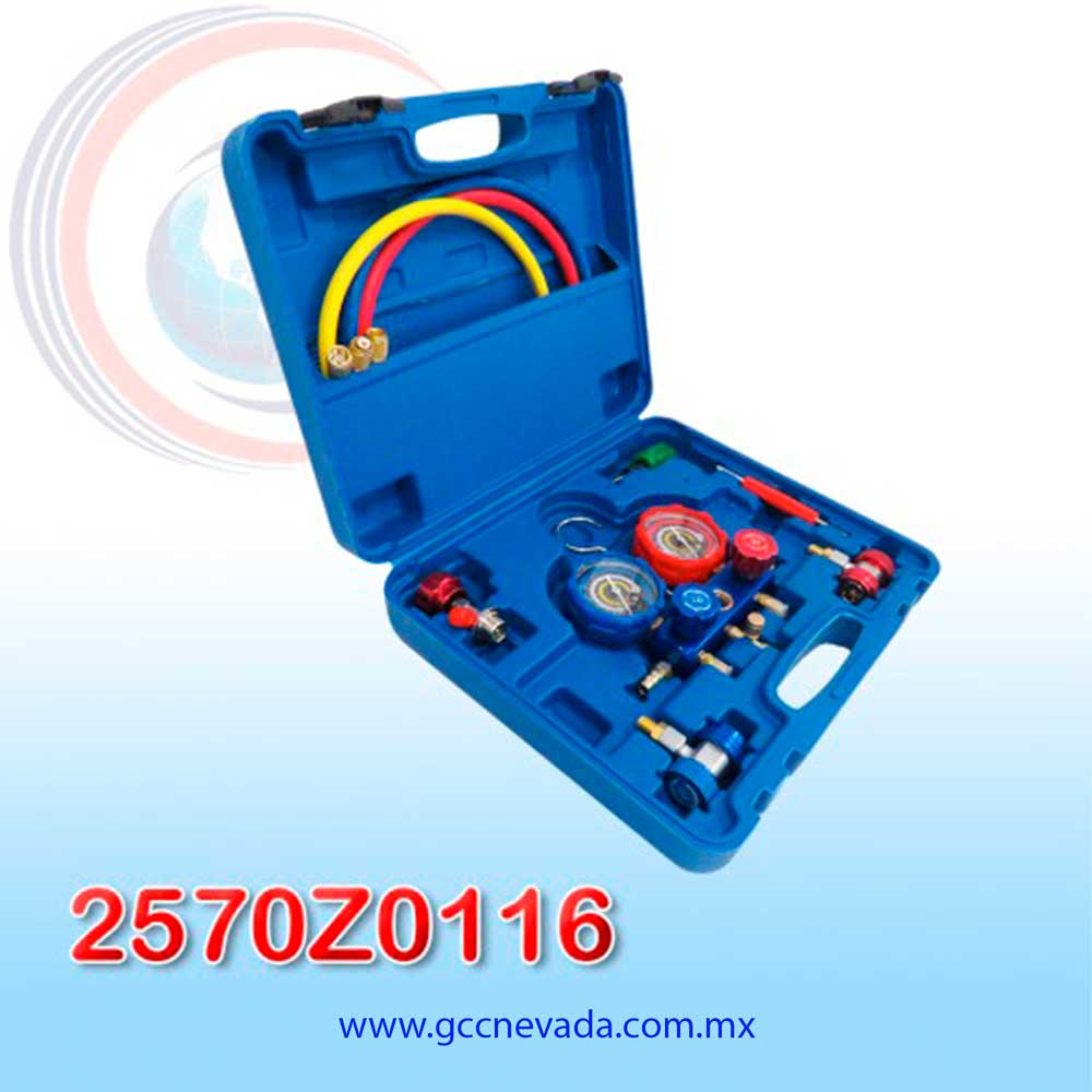 kit DE MANOMETRO 36 R-134 / r-12 (metal) paq .5 nevada asia