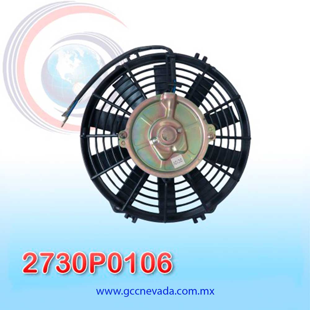 MOTOR ELECTRO VENTILADOR UNIV 09" L ASPA RECTA 120W 12V NEVADA ASIA