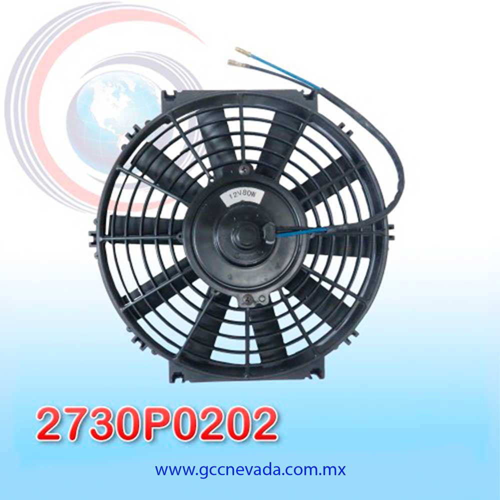 MOTOR ELECTRO VENTILADOR UNIV 10" L ASPA RECTA C/BASE (PUSH) ASIA