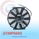 MOTOR ELECTRO VENTILADOR UNIV 10" L ASPA RECTA C/BASE (PUSH) ASIA