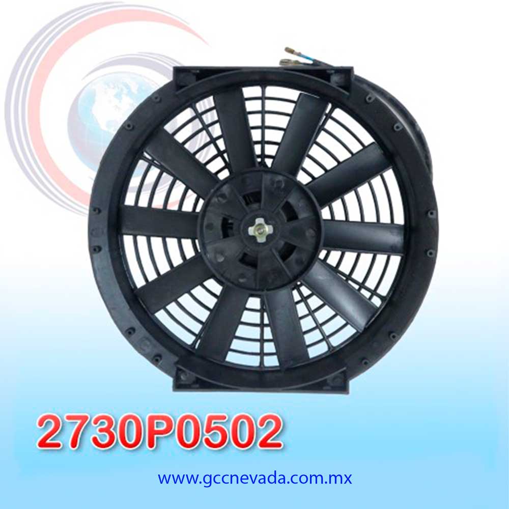 MOTOR ELECTRO VENTILADOR UNIV 13" L ASPA RECTA 80W 12V NEVADA ASIA